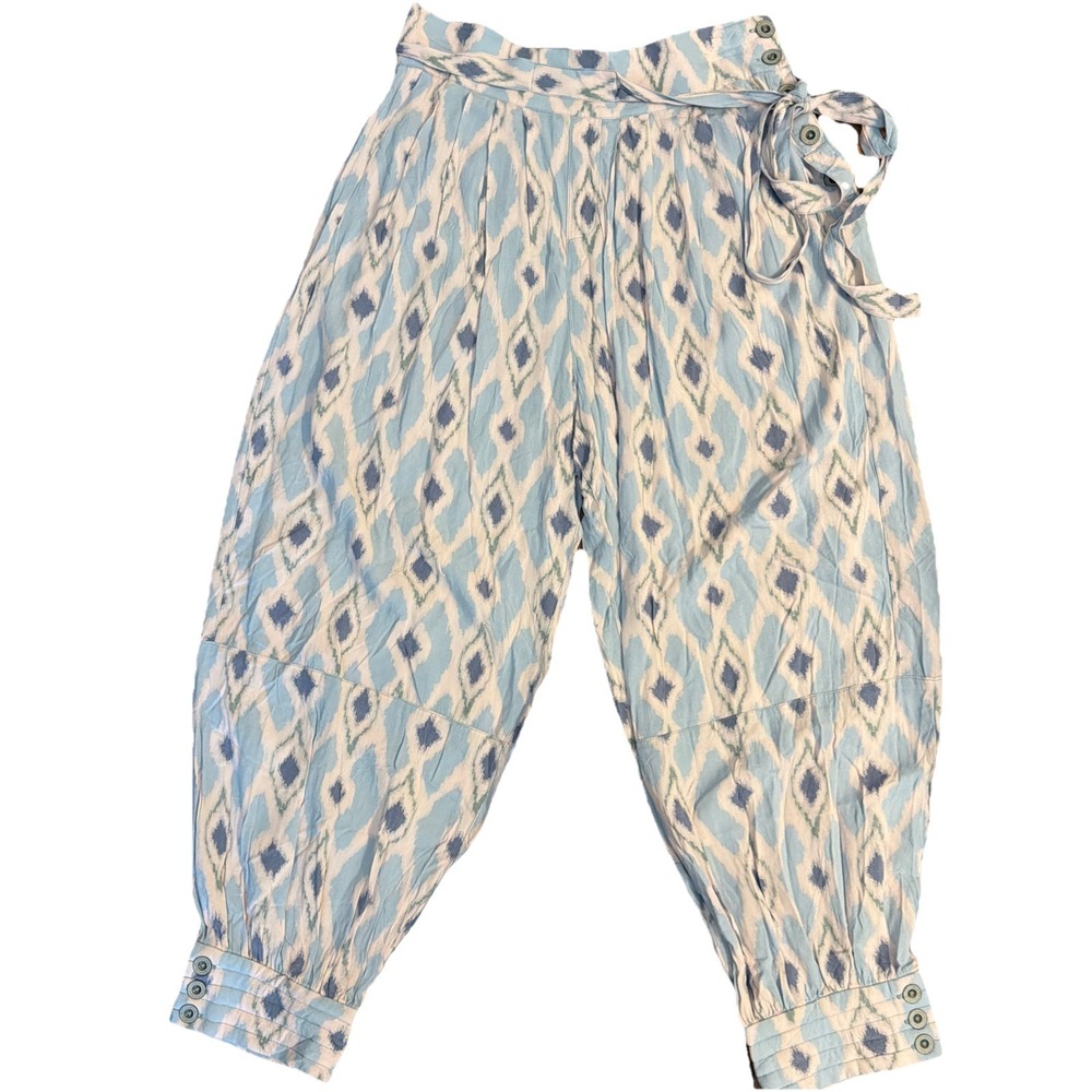 Anthropologie Hei Hei Harem Pants SZ 8 Womens Oversized Boho Balloon Drop Crotch